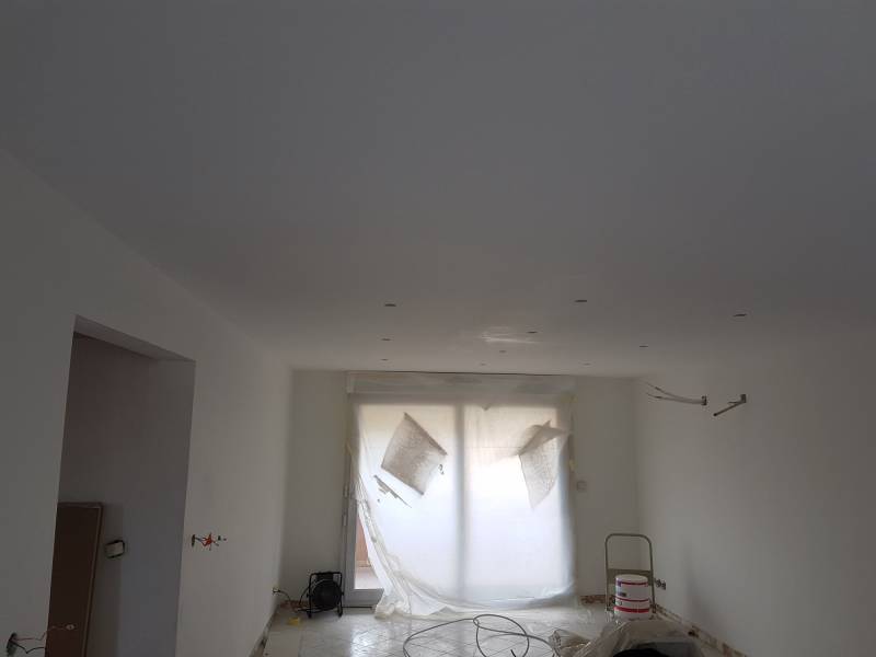 Création d'un faux plafond avec spots à Sanary-sur-Mer
