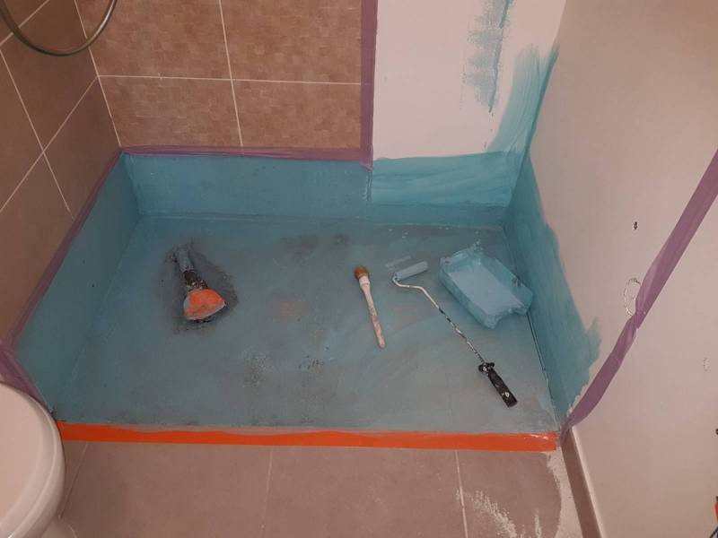 Rénovation d'un espace douche Toulon