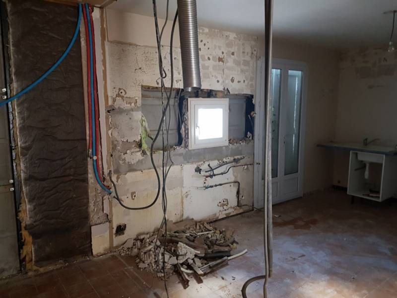 Rénovation et installation d'une cuisine à Hyères 