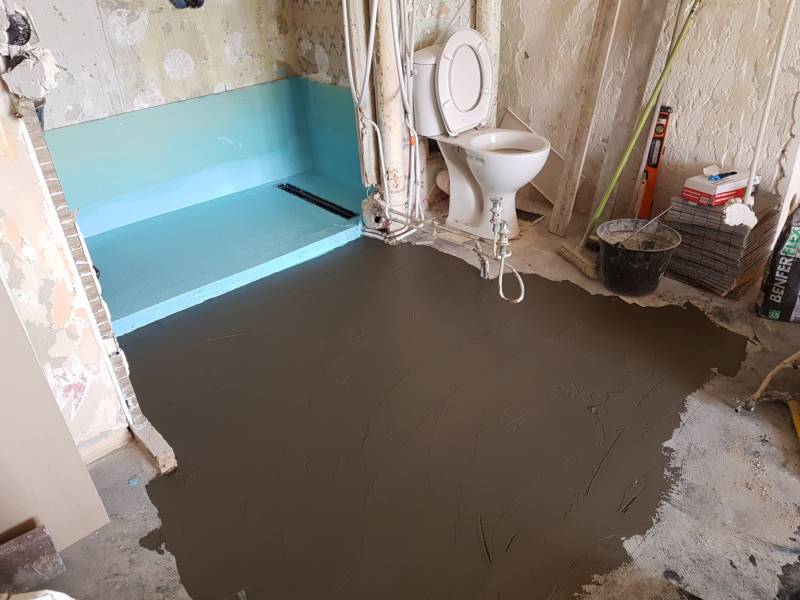 Rénovation d'une salle de bain réalisée par entreprise du batiment dans le Var Toulon