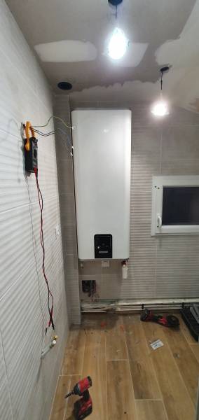 Travaux d'électricité pour création de salle de bain La Londe 