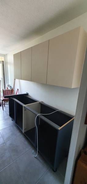 Mise en place de meubles de cuisine Hyères