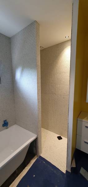 Rénovation d'une salle de bain à Ollioules