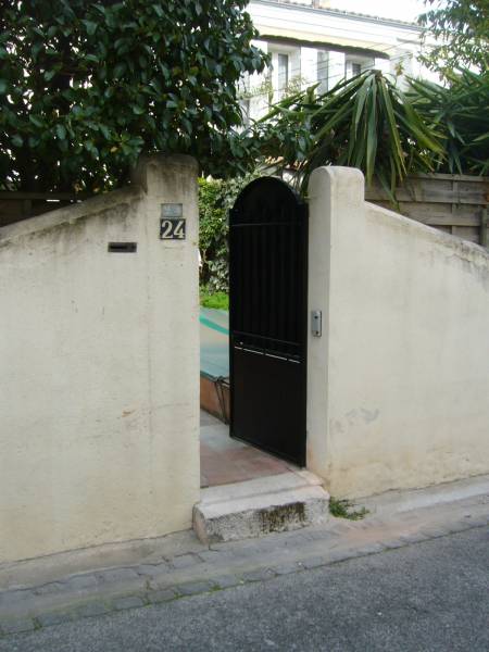 Rénovations portillons d'accés maison de village Sanary sur Mer