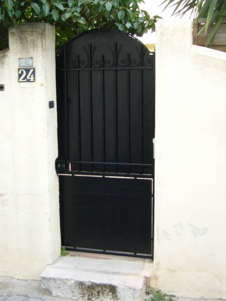 Rénovations portillons d'accés maison de village Sanary sur Mer