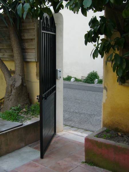 Rénovations portillons d'accés maison de village Sanary sur Mer