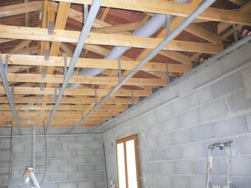 Création d'un faux plafond à Six-Fours